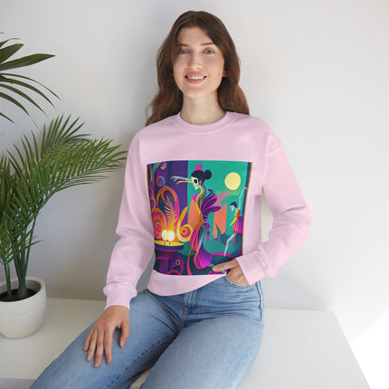 Dance of the Skeleton Ballerinas Unisex Heavy Blend™ Crewneck Sweatshirt