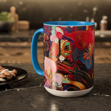 Ethereal Irises Colorful Mugs (11oz, 15oz)