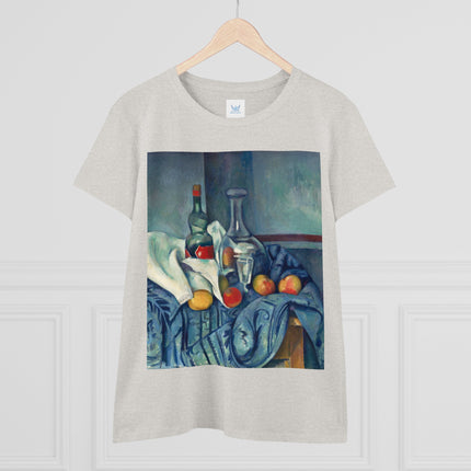 The Peppermint Bottle by Paul Cézanne Women's Midweight Cotton Tee
