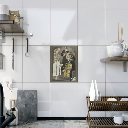 The Maestro’s Performance by Fernand Siméon Ceramic Tile