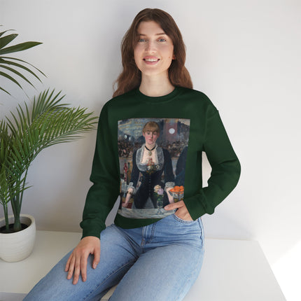 A Bar at the Folies-Bergère by Edouard Manet Heavy Blend™ Crewneck Sweatshirt
