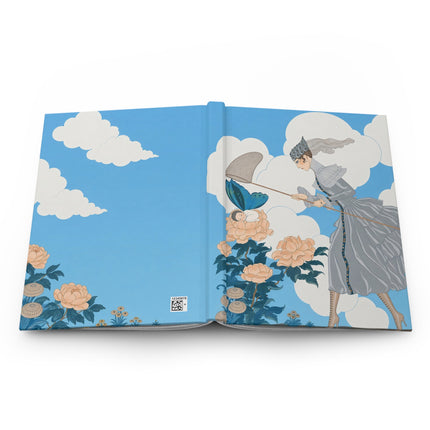🦋🌸 The Lady Of The Butterfly Garden Hardcover Journal – Art Deco Floral Whimsy