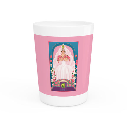 August & Peridot (from the Gem Series) by Sofia Chiostri Ceramic Shot Glass