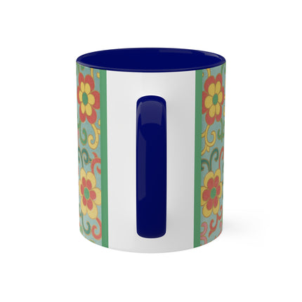 Examples of Chinese Ornament, Pl.09 by Owen Jones Colorful Mugs, 11oz