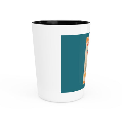 Book Illustration by Hashiguchi Goyō Ceramic Shot Glass