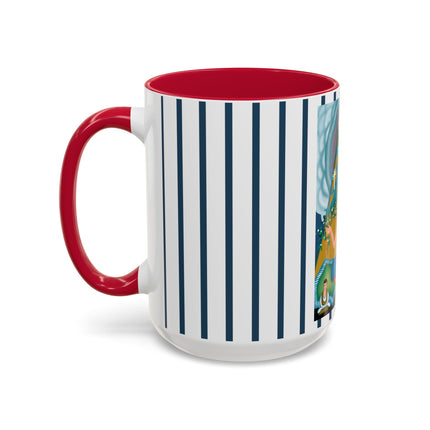 Art Deco Christmas Elegance Colorful Mugs (11oz, 15oz)