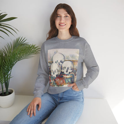 The Three Skulls by Paul Cézanne Unisex Heavy Blend™ Crewneck Sweatshirt