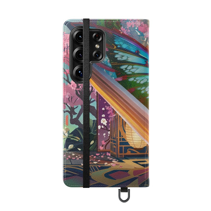 🦊🦋 Cyber Kitsune Butterfly Guardian Phone Case – Neon Magic & Digital Dreams