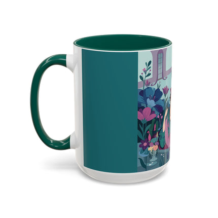 The Ladies Of The Secret Masquerade Colorful Mugs – Art Deco Floral Mystery