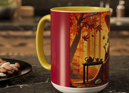 Theatrical Harvest Rabbit Colorful Mugs (11oz, 15oz)