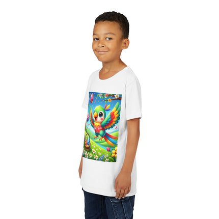Easter Parrot Youth Short Sleeve Tee