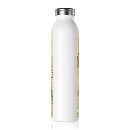 Sur talons rouges (On Red Heels) pl 01 by Gerda Wegener Slim Water Bottle