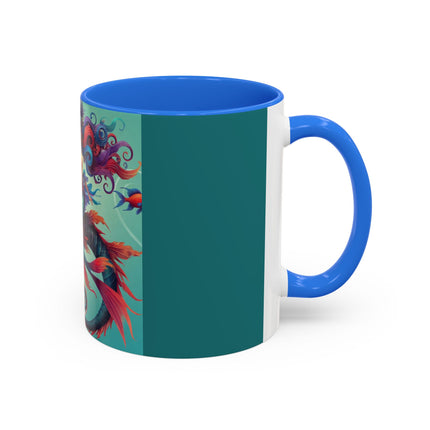Mermaid & Sea Dragon Mug – Ocean Guardian & Mythic Beauty