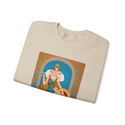 April & Diamond (from the Gem Series) by Sofia Chiostri Heavy Blend™ Crewneck Sweatshirt