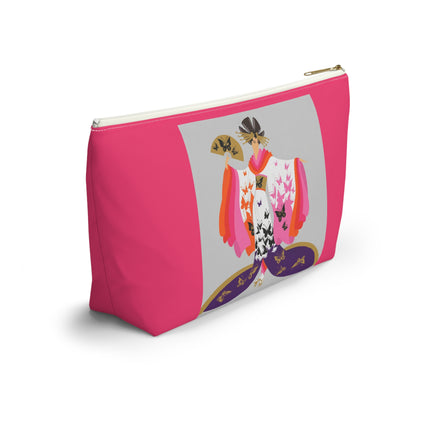 Butterfly Kimono Cosmetic Bag – Elegant Japanese Fantasy & Whimsical Grace