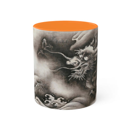 Japanese dragon by Yamada Dōa Colorful Mugs, 11oz