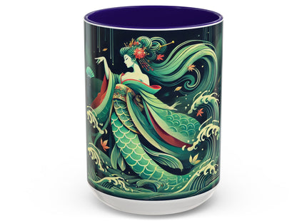 Mermaid Queen Rising from the Deep Colorful Mugs (11oz, 15oz)