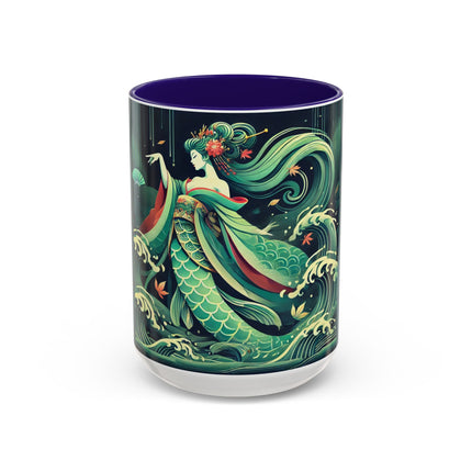 Mermaid Queen Rising from the Deep Colorful Mugs (11oz, 15oz)