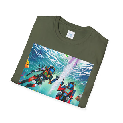 FBI Robot Dive Team Softstyle T-Shirt