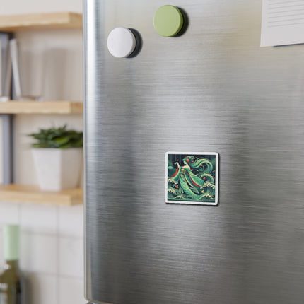 Mermaid Queen Rising from the Deep Die-Cut Magnets (5 Sizes)