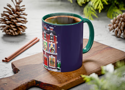 A Christmas Eve Celebration Colorful Mugs (11oz, 15oz)