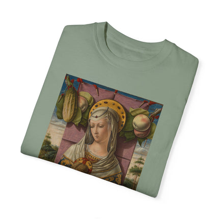 Madonna and Child by Carlo Crivelli Unisex Garment-Dyed T-shirt