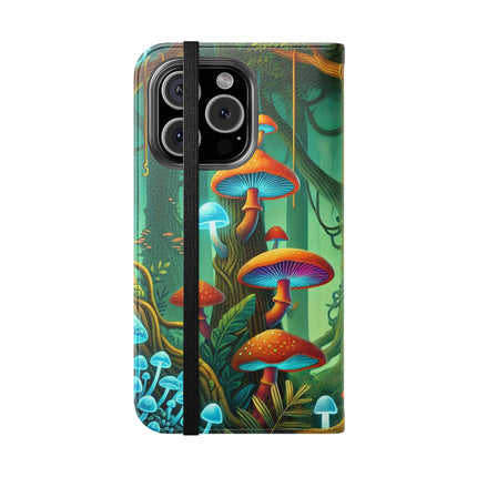 🐅🌿 Silent Stripes Flip Case – Stealth, Grace & Enchanted Forest