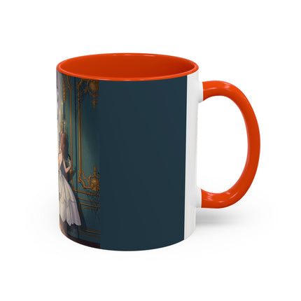 🕯️🎃 The Moonlit Manor Drawing Room Colorful Mug – Elegant Halloween Charm
