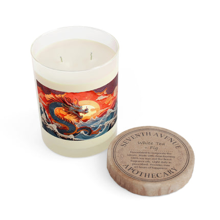 Emergence of the Dragon Scented Candle - Full Glass, 11oz - The White Tea & Fig, The Lavender & Sage, and The Ocean Mist & Moss