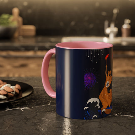 Liberty's Triumph Colorful Mugs – Art Deco Glory & Triumphant Spirit