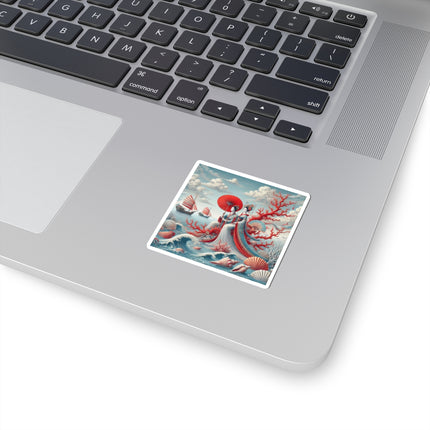 Ladies by the Quiet Sea Kiss-Cut Stickers (4 Sizes)