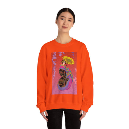 Enchanting Geisha Heavy Blend™ Crewneck Sweatshirt