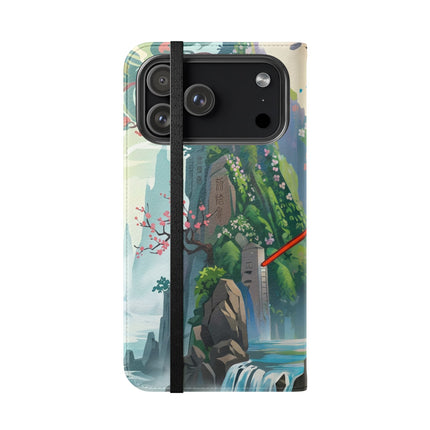 🐘⚔️ Cyberpunk Elephant Samurai Flip Case – Ancient Wisdom & Neon Power