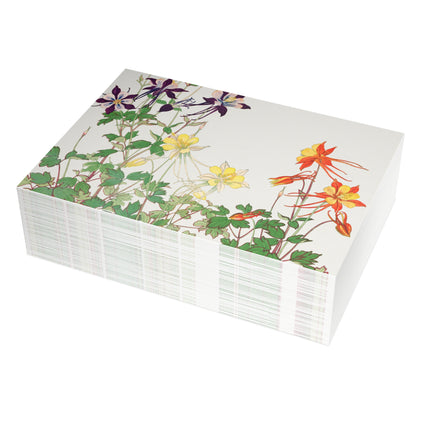 Aquilegia Flower by Tanigami Kônan Postcards (envelopes included) - Bundles of 10, 30, 50 Pieces