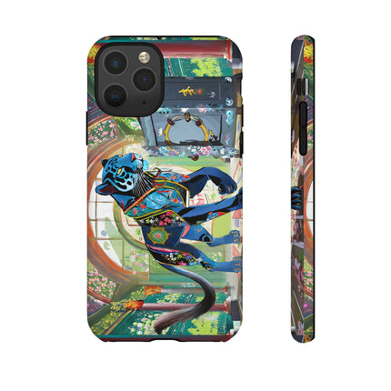 Cyber Panther's Hunt Phone Cases