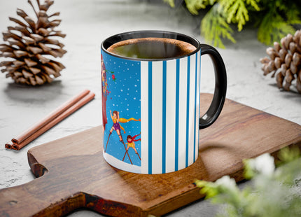 Snowfall & Couture Colorful Mugs (11oz, 15oz)