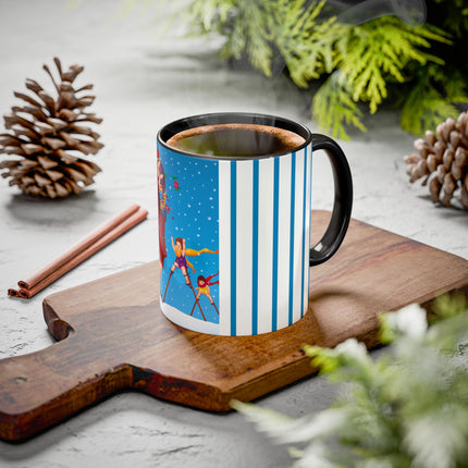 Snowfall & Couture Colorful Mugs (11oz, 15oz)