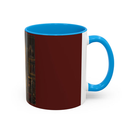 Raphael and his Muse in the Atelier by Vincenzo Abbati Colorful Mugs (11oz, 15oz)