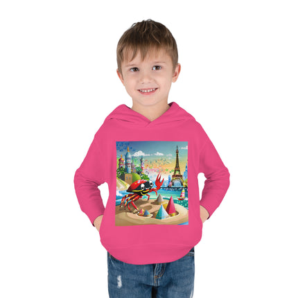 Crab Architect Toddler Pullover Fleece Hoodie