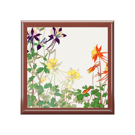 Aquilegia Flower by Tanigami Kônan Jewelry Box