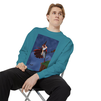 The Enchanted Witch Unisex Garment-Dyed Sweatshirt