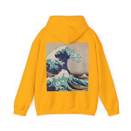 The Great Wave off Kanagawa by Katsushika Hokusai Heavy Blend™ Hooded Sweatshirt