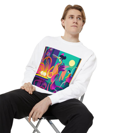 Dance of the Skeleton Ballerinas Unisex Garment-Dyed Sweatshirt