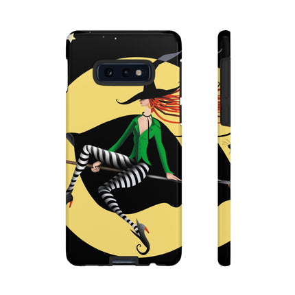 A Witch’s Moonlit Flight Phone Cases