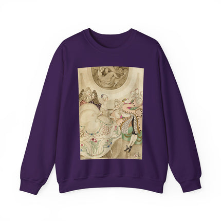 Sur talons rouges (On Red Heels) pl 01 by Gerda Wegener Heavy Blend™ Crewneck Sweatshirt