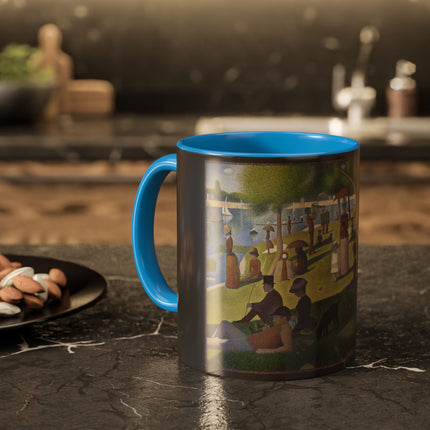 A Sunday on La Grande Jatte by Georges Seurat Colorful Mugs (11oz, 15oz)