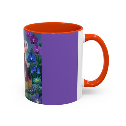 The Ladies Of The Moonlit Garden Colorful Mugs – Art Deco Floral Elegance