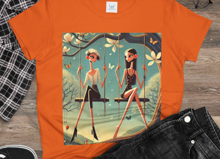 Whispers on the Spring Swing Cotton Tee