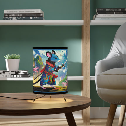 Cyber Samurai Rat Tripod Lamp