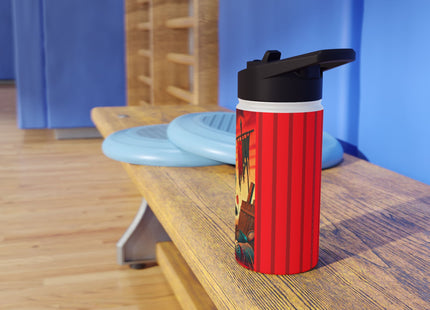 The Cunning Scavenger Stainless Steel Water Bottle, Standard Lid